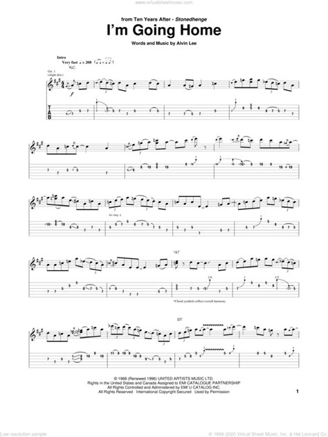 Ten Years After Chords & Tabs for Guitar ...